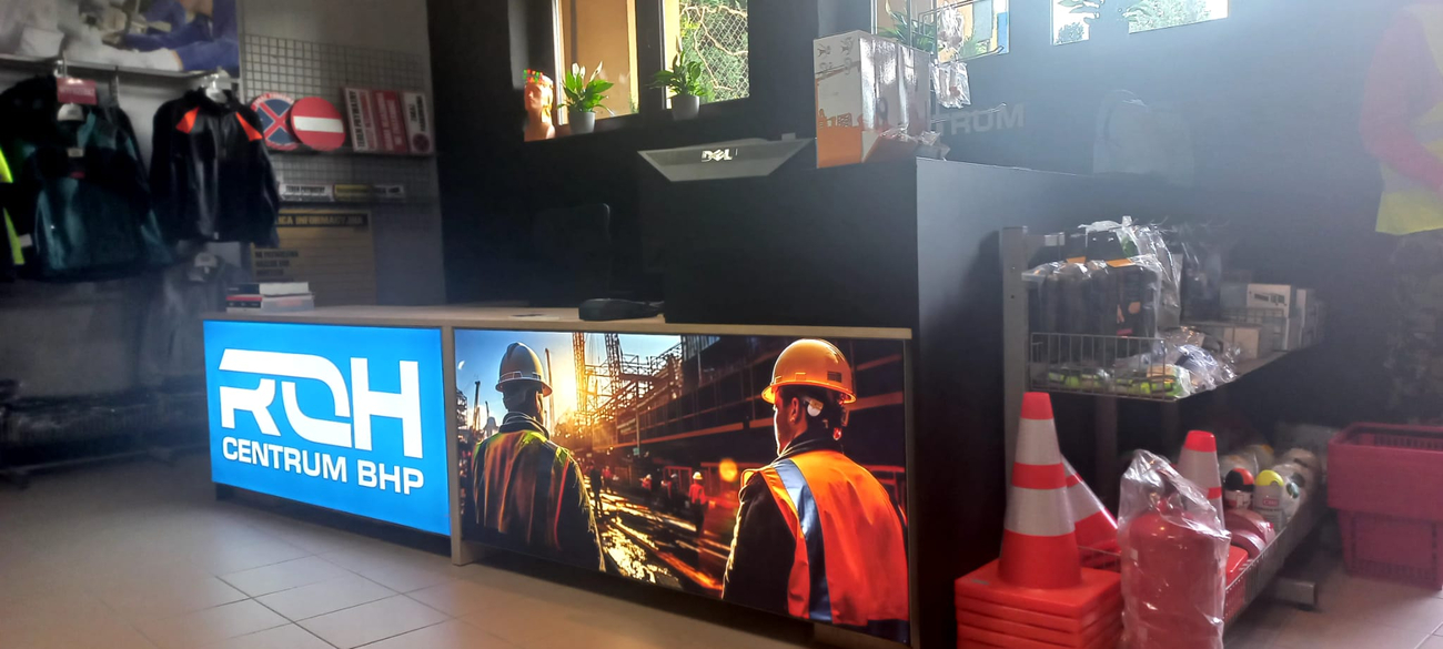 Cover photo of ROH Centrum BHP - sklep - odzież robocza, obuwie - nadruki na odzieży i koszulkach, haft
